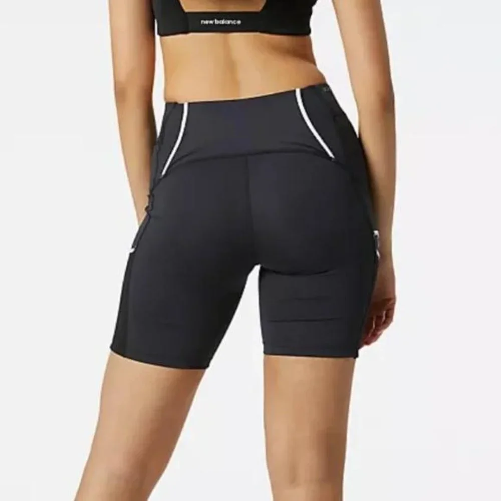 NEW BALANCE WOMENS Q SPEED UTILITY FITTED SHORTS - Picture 4 of 4